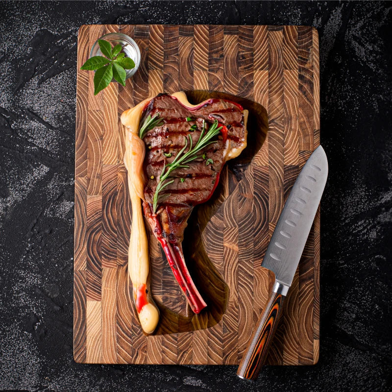 ChefTeak Solid Teak Cutting Board
