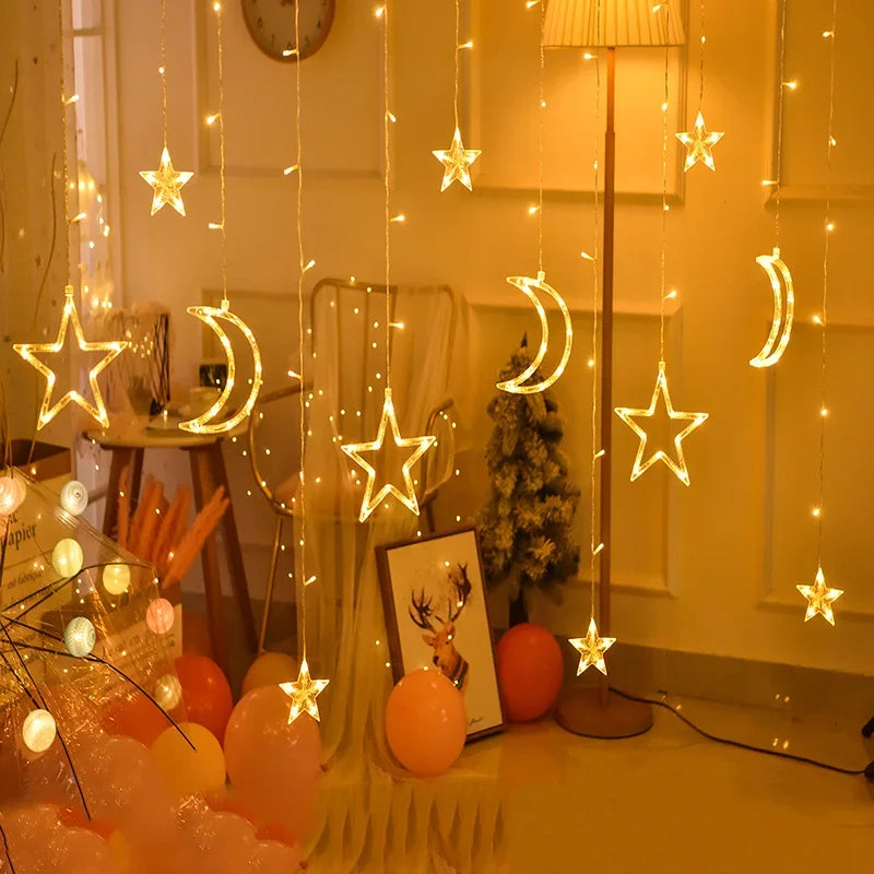 Milkyra - Star and Moon Fairy String Lights