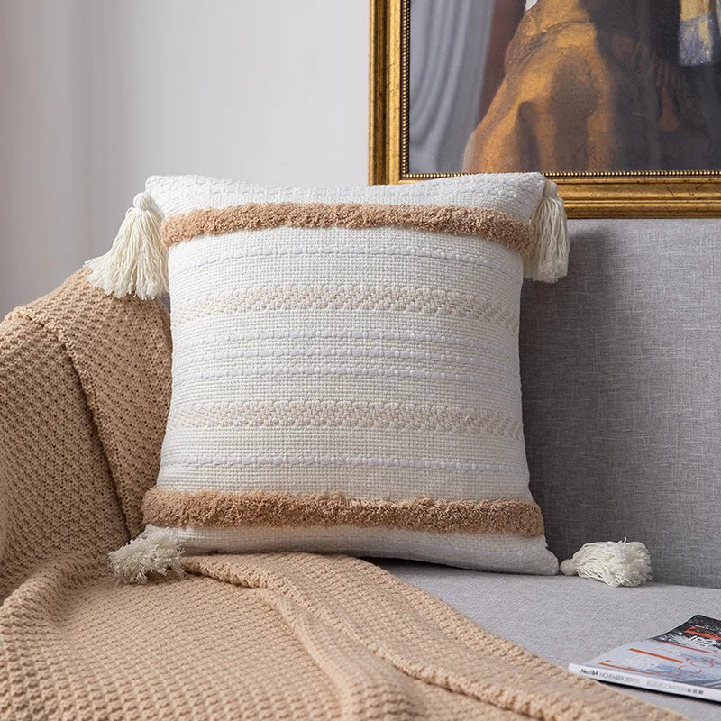 Lumière Tufted Cushion Cover - Elegant Accent