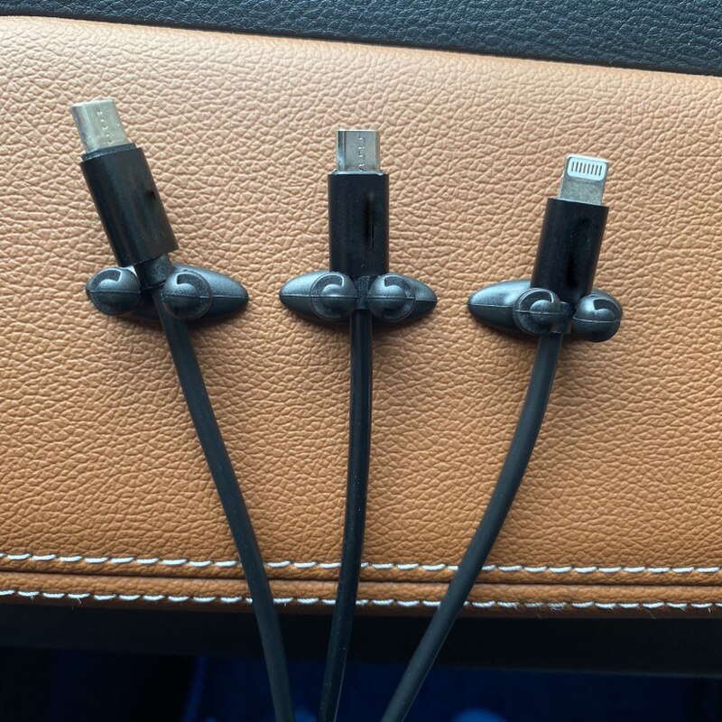 ChargeTidy Hangers - Adhesive Charger Cable Organizers (5 Pack)