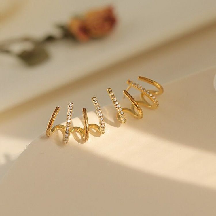 Versatile Claw Earrings Set - 4 Styles in 1