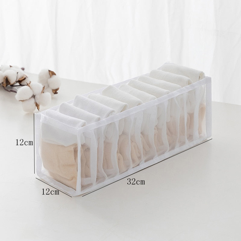 UnderEase Organizer - Drawer Storage Boxes for Underwear and Socks