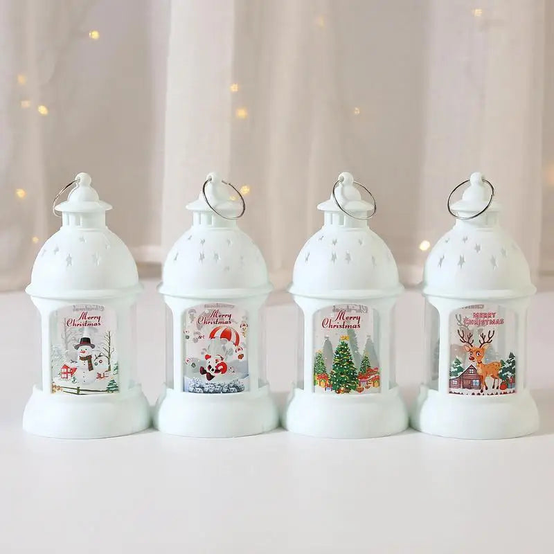ChristmasHome LED Lanterns - Festive Santa Light Decor