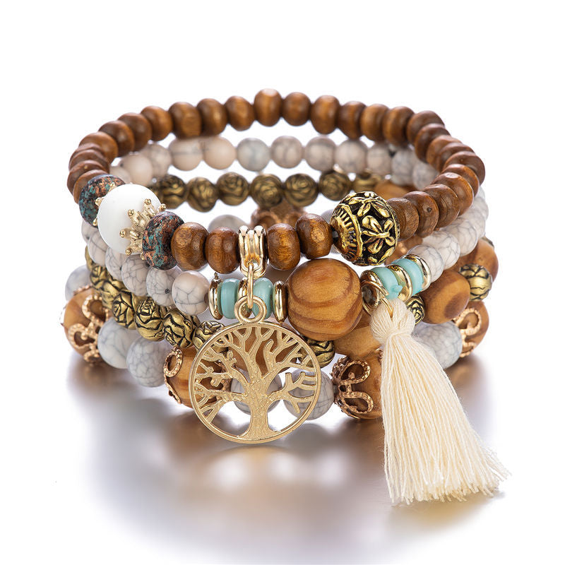 Elowen - Tree of Life Pearl Bracelet