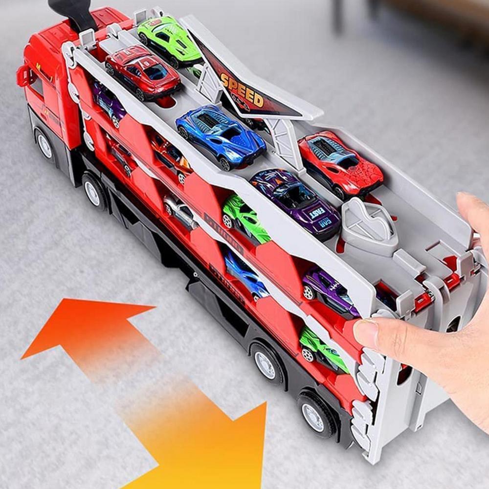 MegaTransporter - Toy Car Carrier with Mini Cars