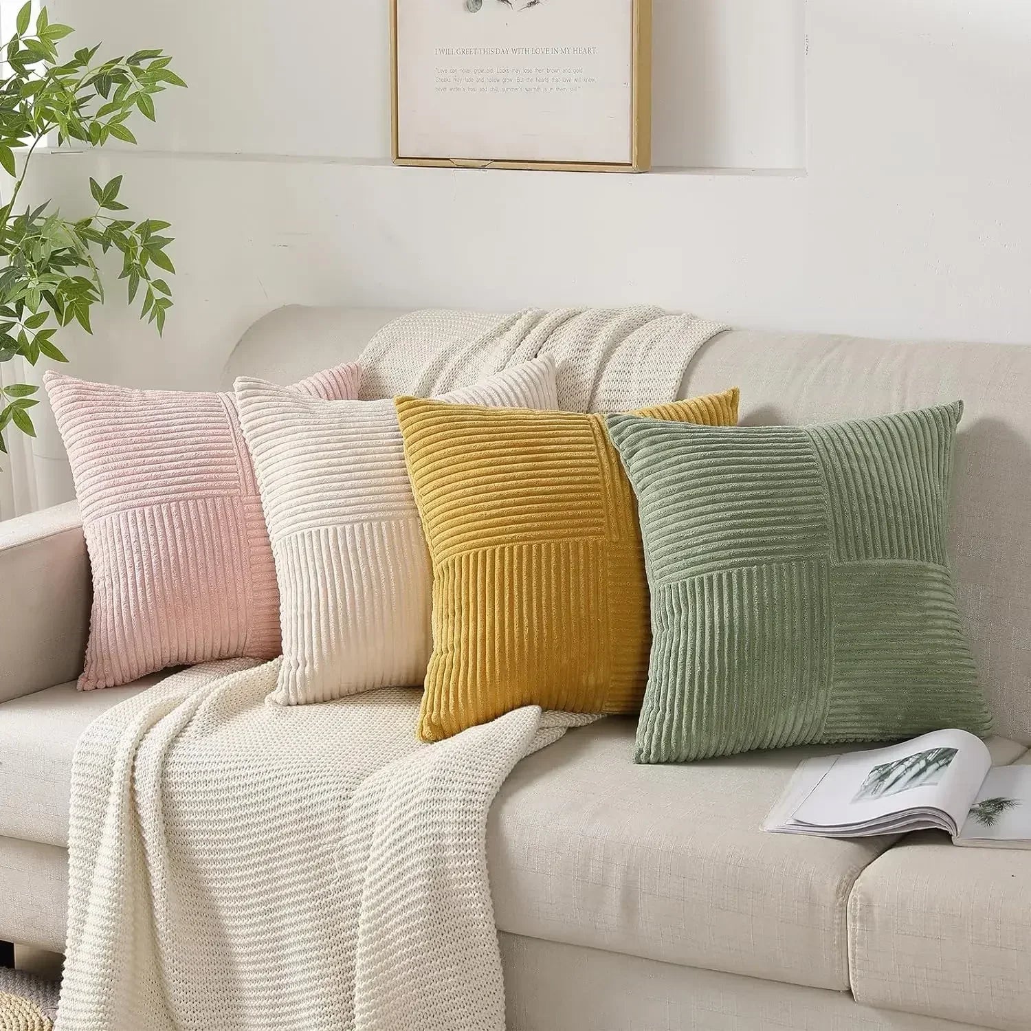 Quintessence Cushion Covers - Set of 2 Coordinated