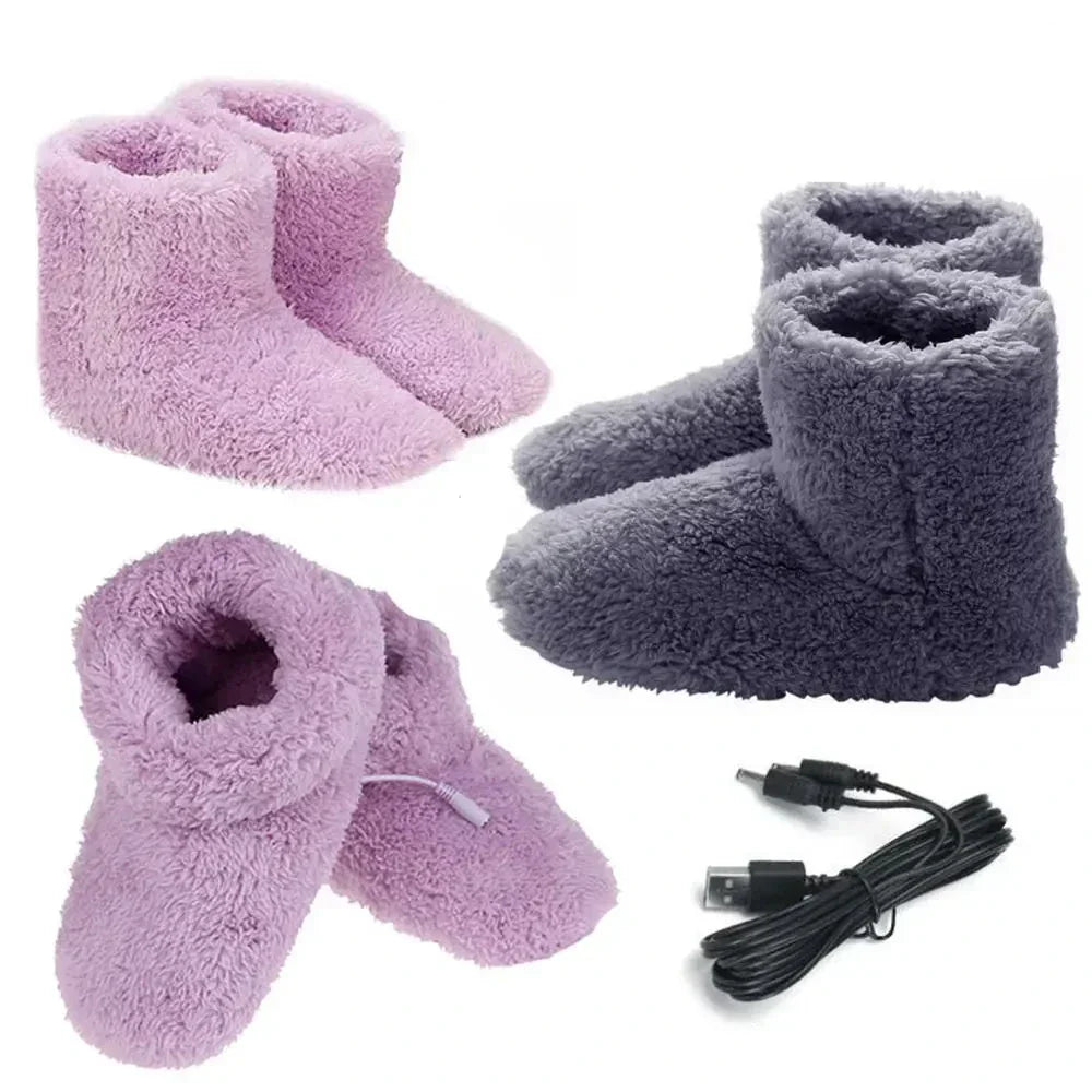 PillowStep Heated Slippers - Winter Warmth