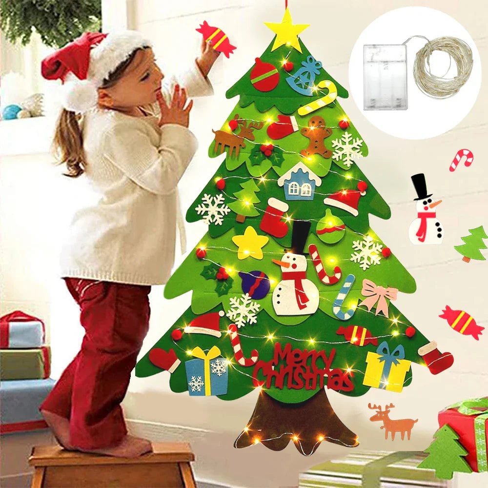Felt Christmas Tree - Creative Kids Holiday Craft Set