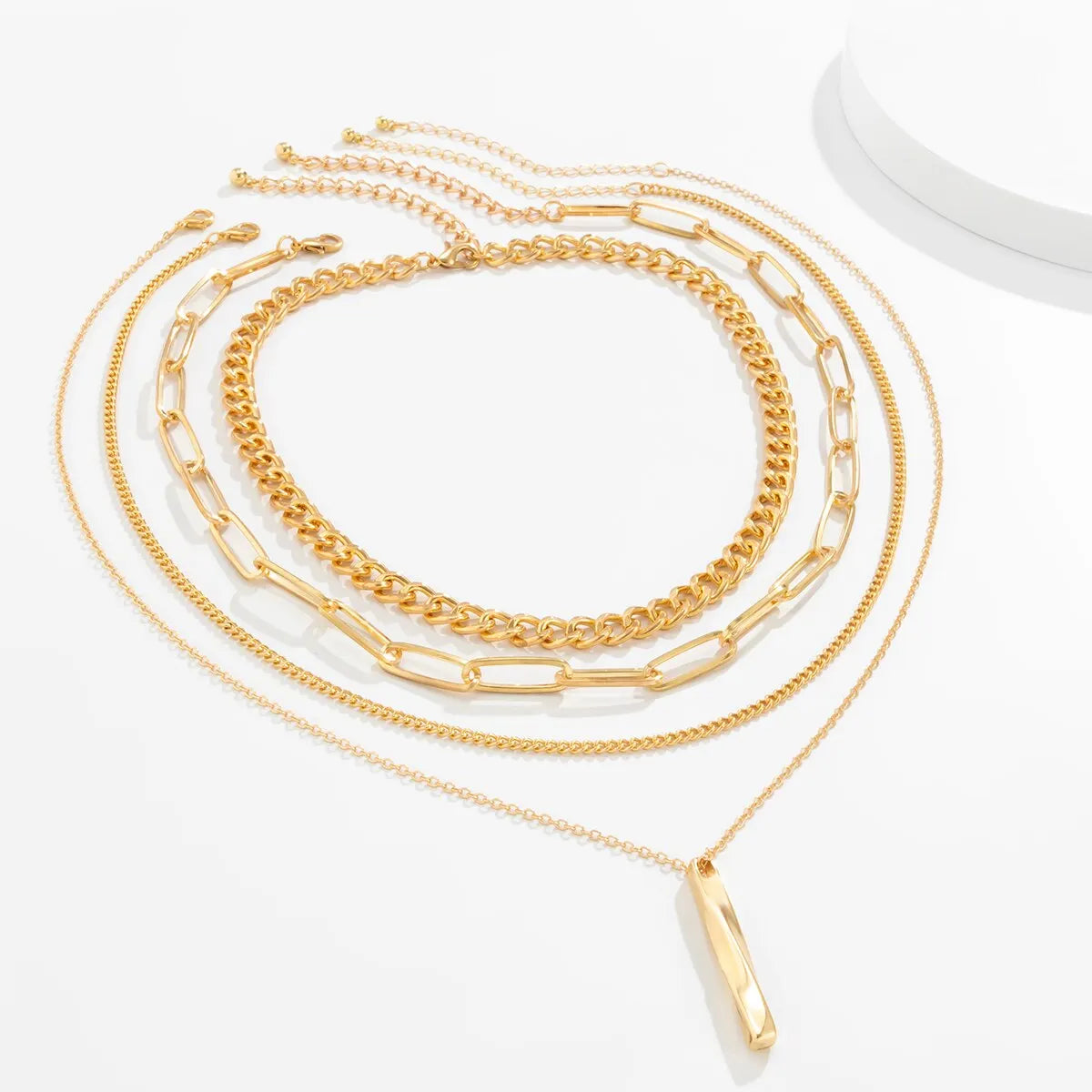 LuxeCharm - Elegant Layered Choker Necklace Set