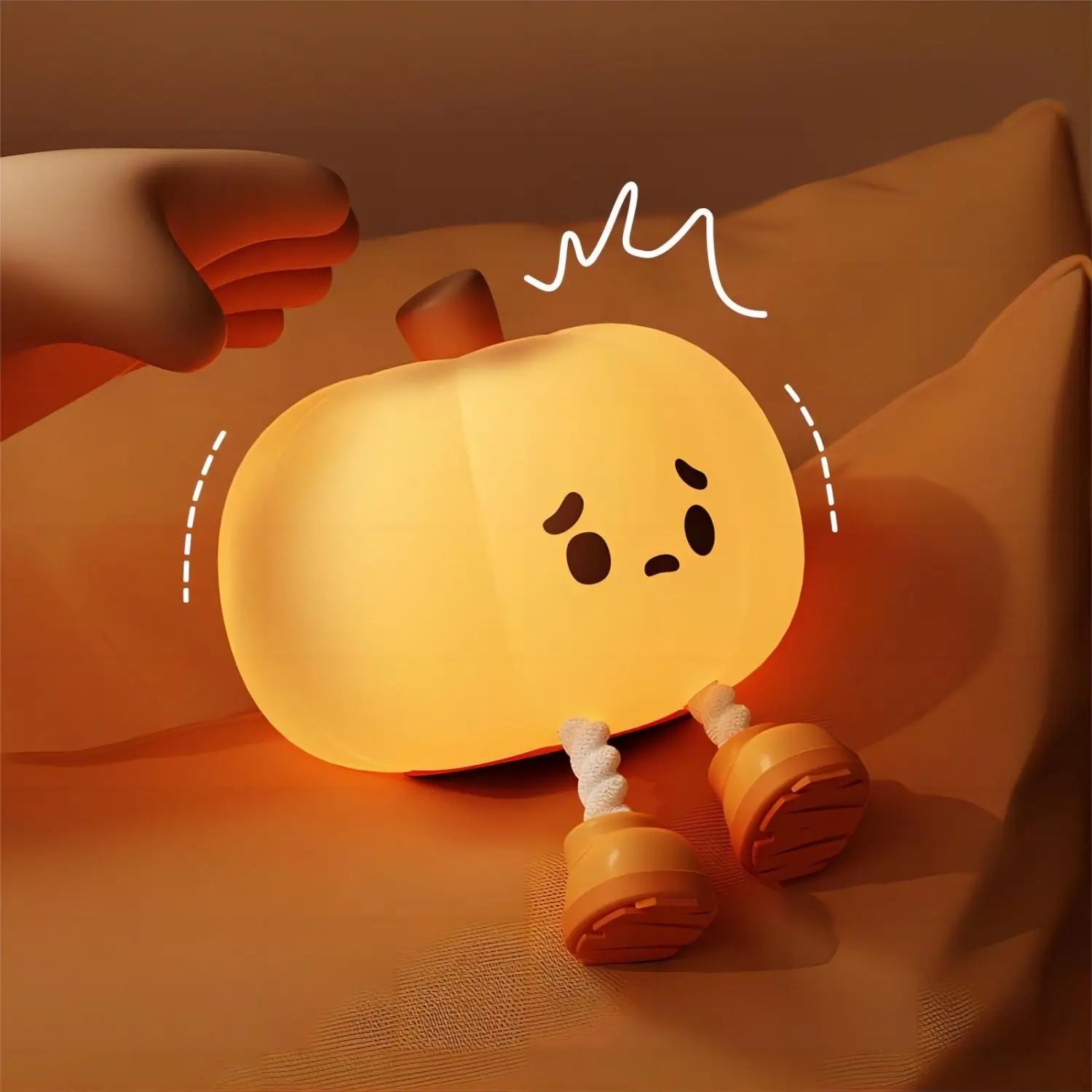 GlowPumpkin Light - Soft Glow Night Light