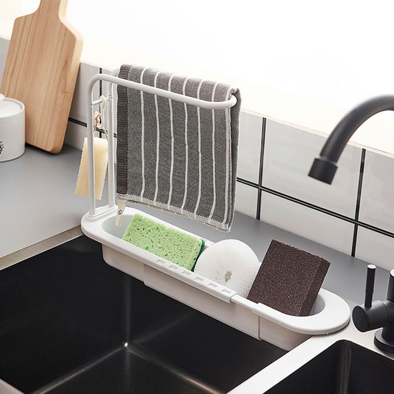 SinkMaster Organizer - Stylish Sink Caddy for a Tidy Countertop