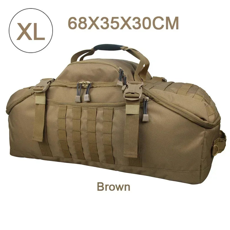 TrailTrek - Tactical Travel Backpack and Duffel Bag