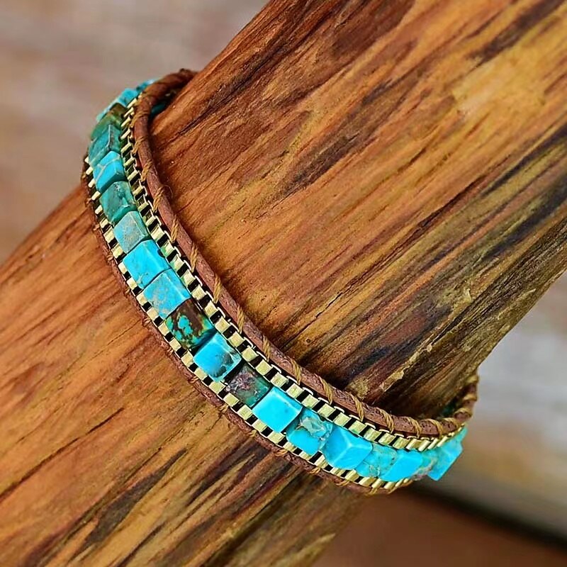 Cairos - Turquoise Beaded Bracelet