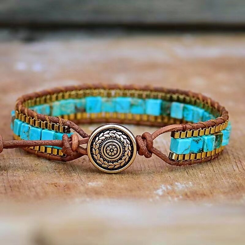 Cairos - Turquoise Beaded Bracelet