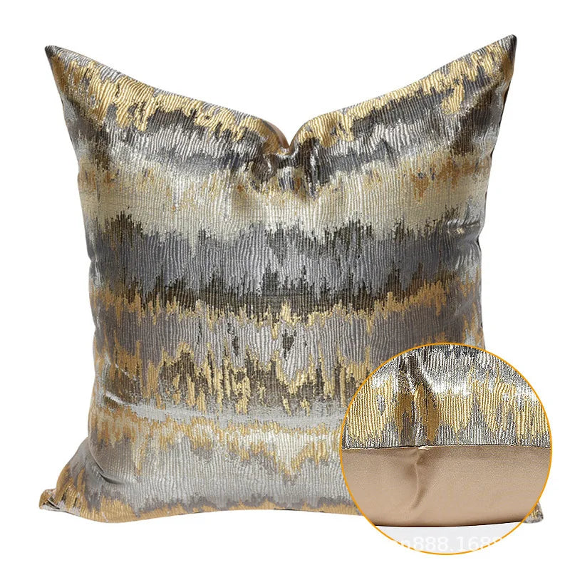 LuminaRest Cushion Cover - Abstract Art Design