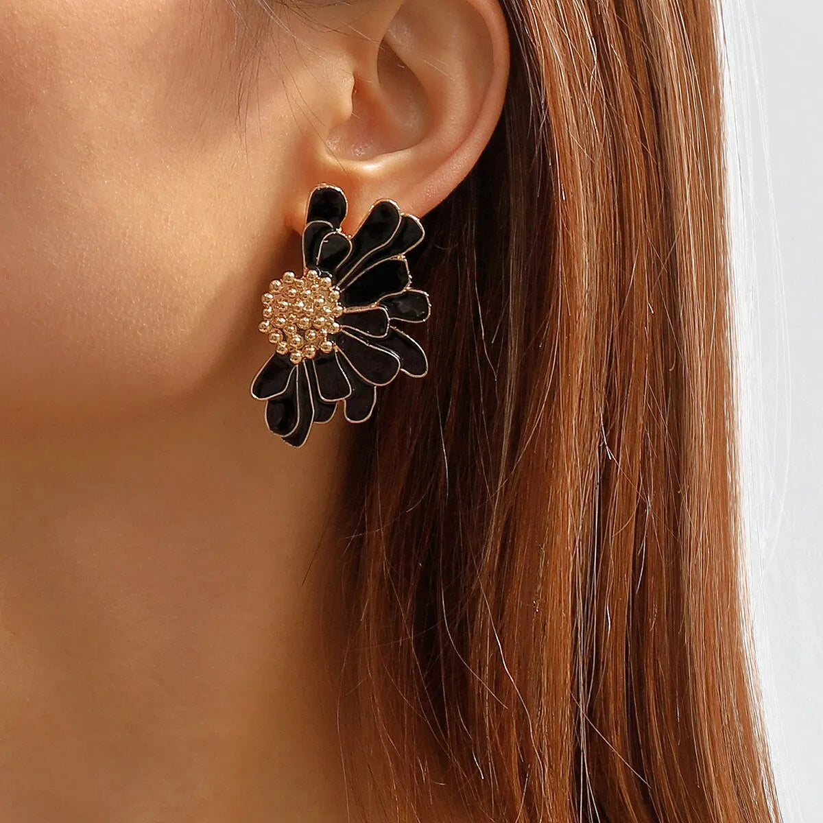 BloomGaze Earrings - Bold Petal Statement Earrings