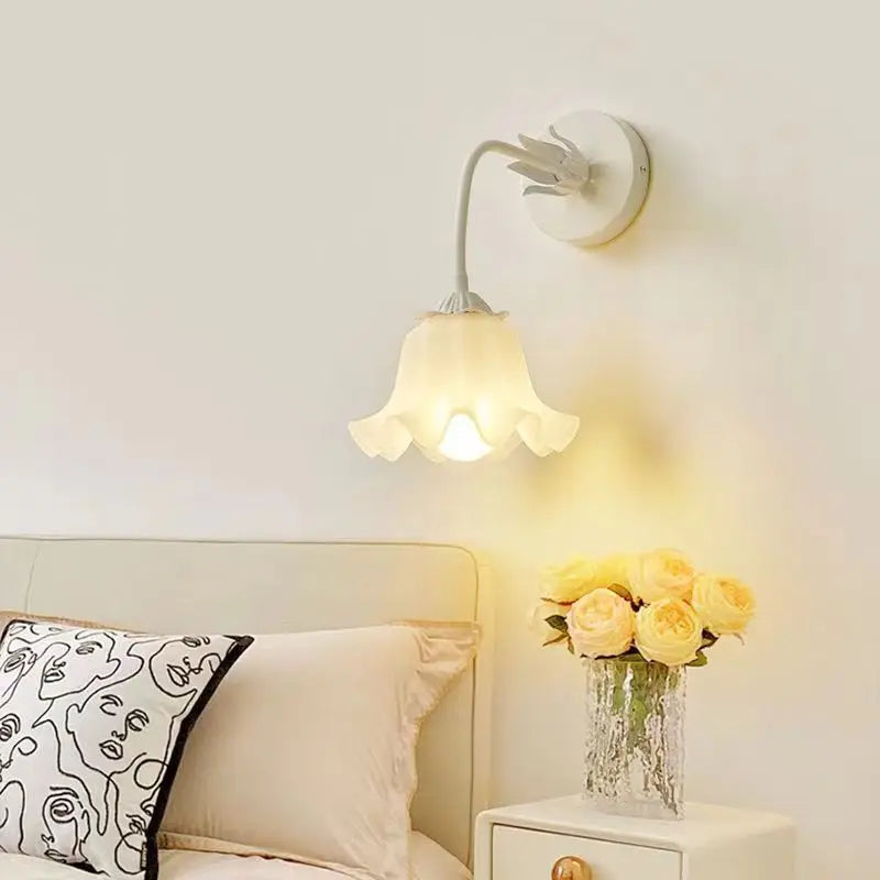 LuxePetal - Floral Wall Lamp for the Bedroom