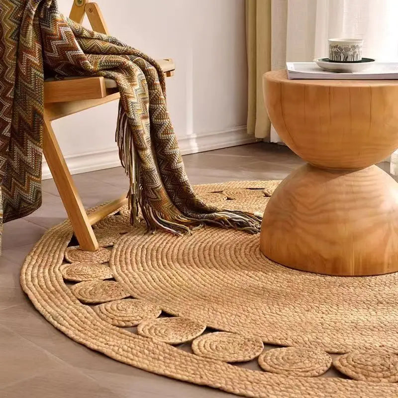 GreenWeave - Sustainable Woven Rug for Home