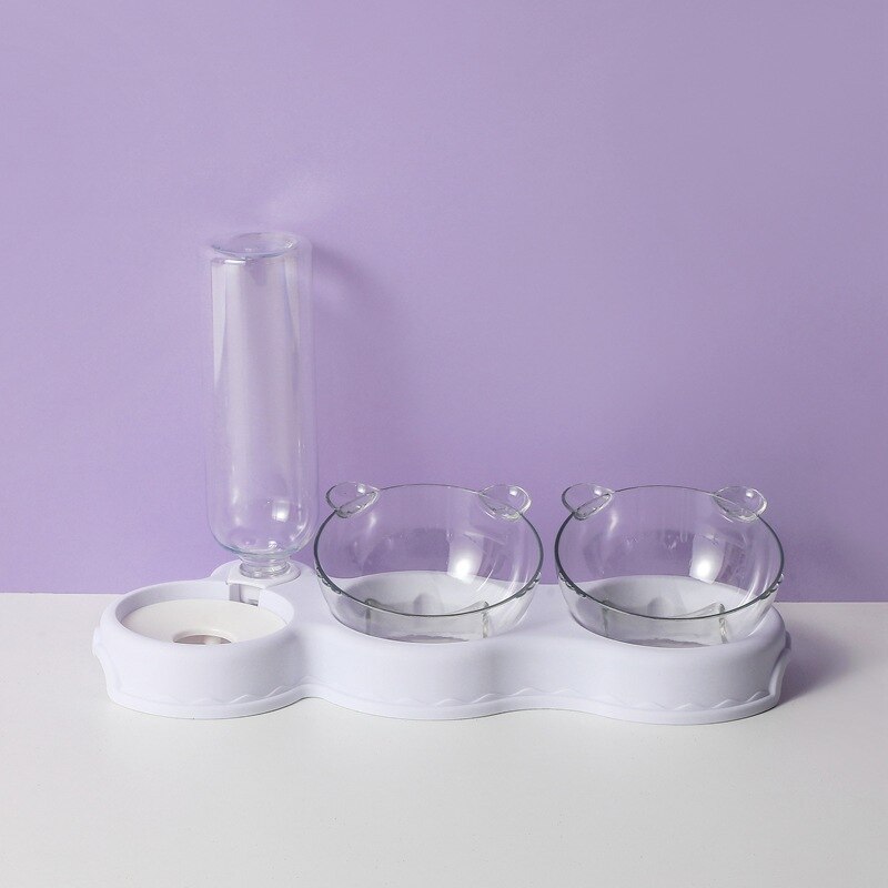 KarlFeast - 3-in-1 Pet Feeding Bowl with Water