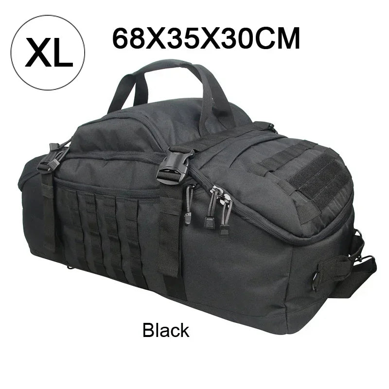TrailTrek - Tactical Travel Backpack and Duffel Bag