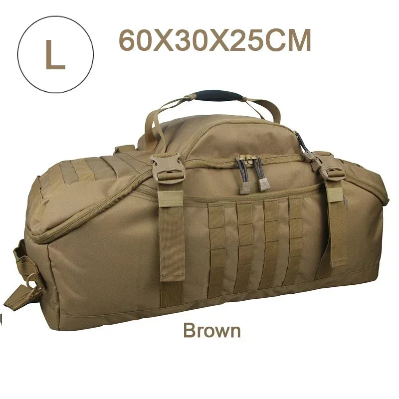 TrailTrek - Tactical Travel Backpack and Duffel Bag