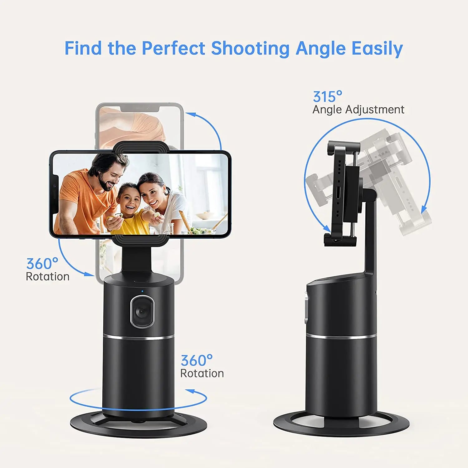 Follow Frame - Auto-Tracking Phone Holder with Face Recognition