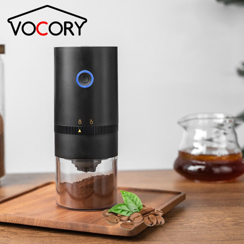 GrindMaster Coffee Grinder - Portable Electric Coffee and Spice Mill