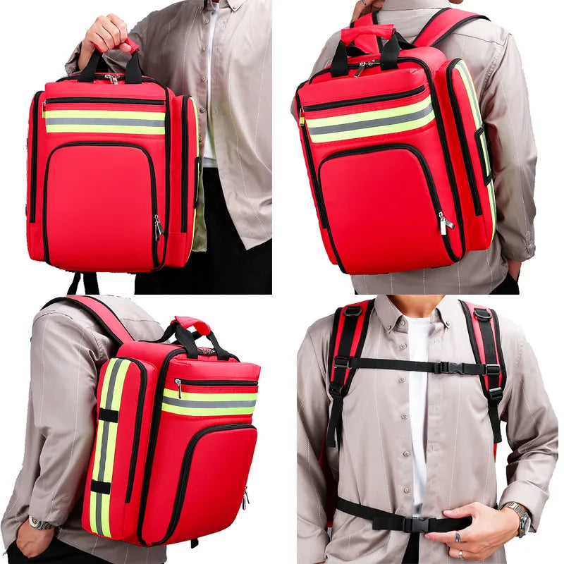 RescueReady First Aid and Survival Backpack