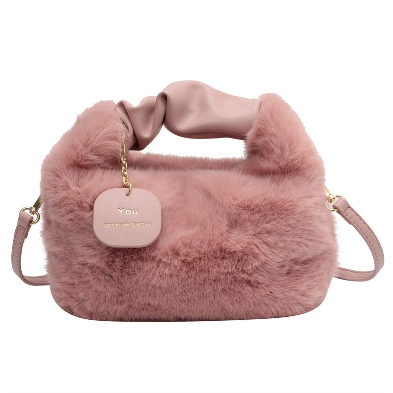 Fluffy - Soft Plush Handbag
