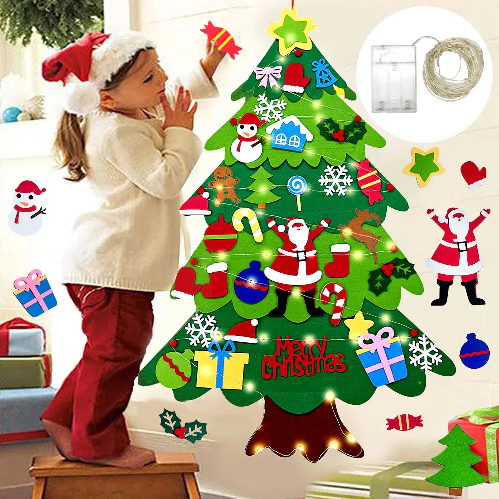 Felt Christmas Tree - Creative Kids Holiday Craft Set