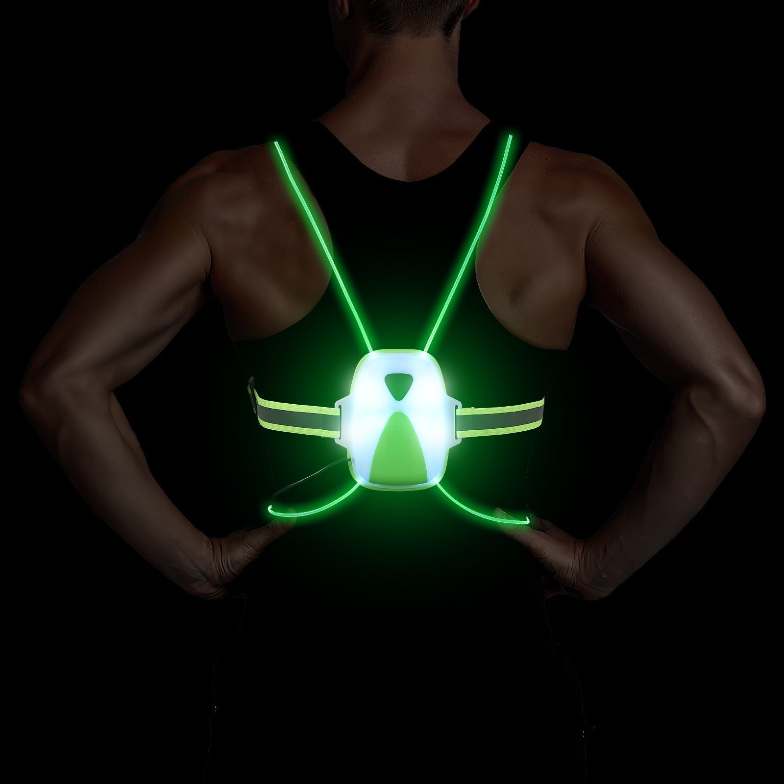ReflectGlow - LED Running Safety Vest