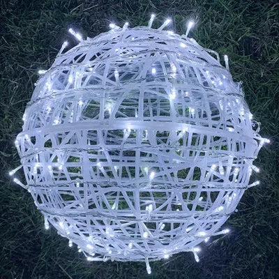 Sphere - Rattan String Lights for Elegant Party Decor