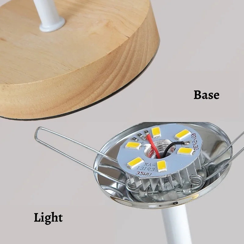Foldable Pleat Table Lamp - DIY Warm LED Accent Light