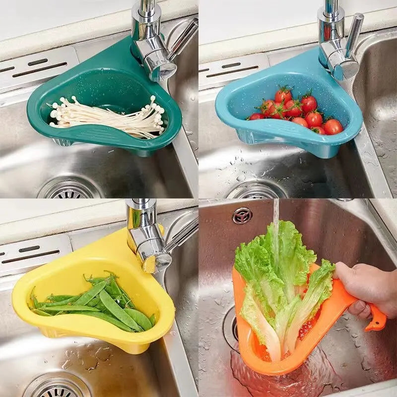 Kitchen Sink Strainer Basket - Foldable Drainer
