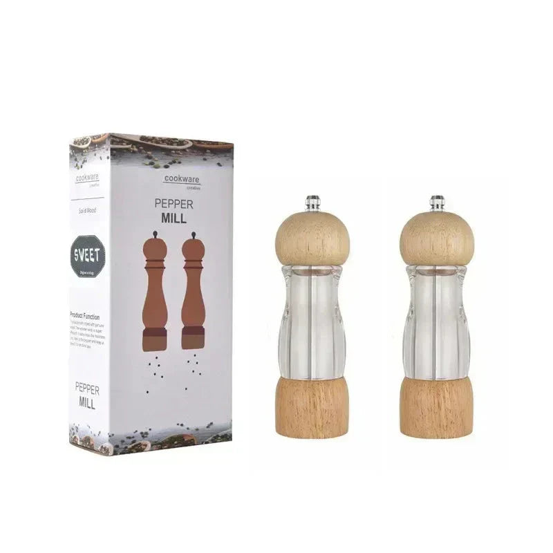 SeasonSculpt Salt and Pepper Mill Set