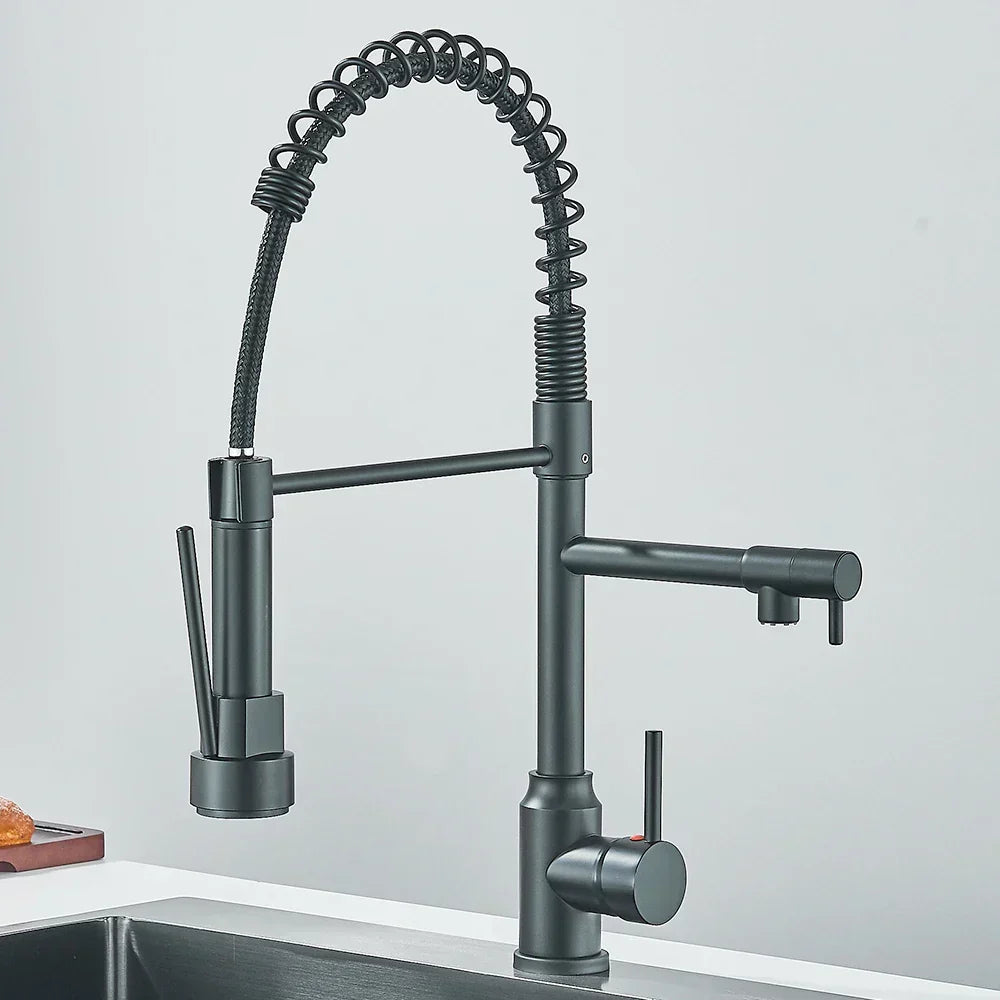 HydroFlex - Modern Dual-Spray Kitchen Faucet