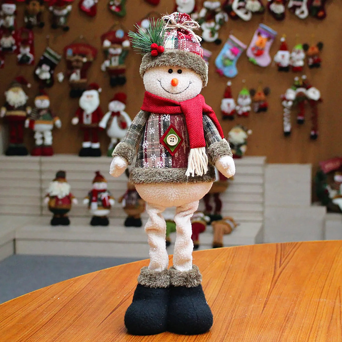 FeteLegere - Plush Christmas Figurines for Kids