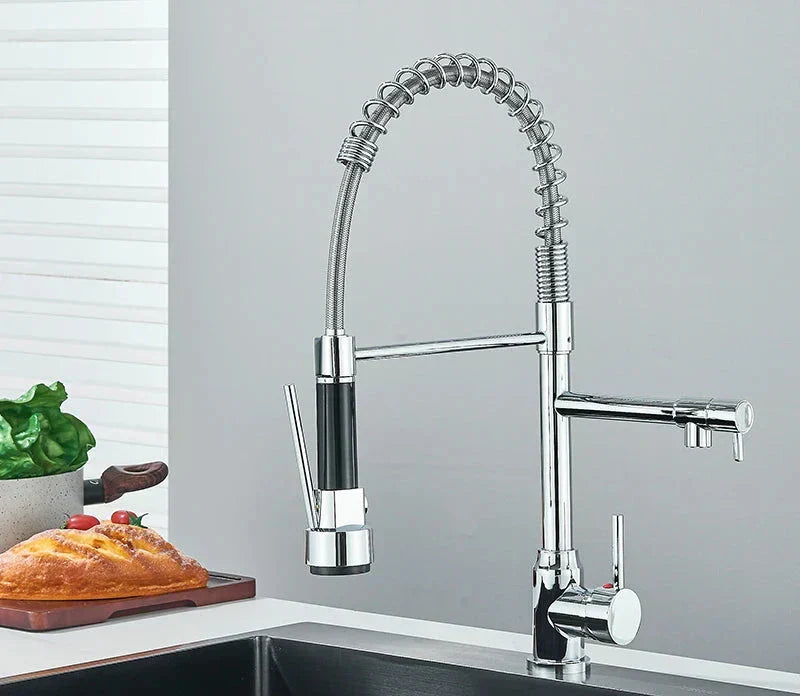 MixMaster - 360° Swivel Pull-Out Kitchen Faucet