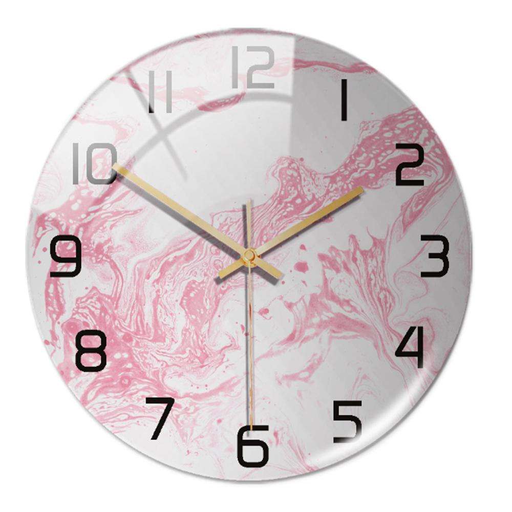 Marble Silent Wall Clock - Modern Stylish Decor