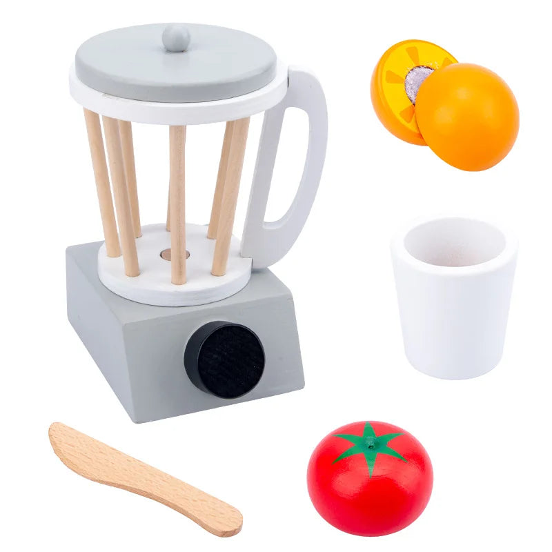 WoodPlay Set - Wooden Kitchen Toy Appliances