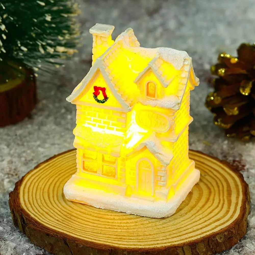 AuroraTwinkle LED Christmas Houses - Lit Village Decor