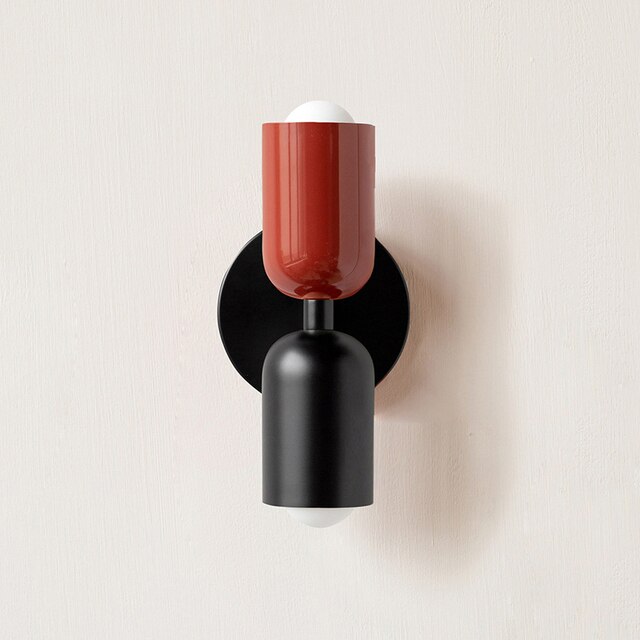 Cream Double LED Wall Lamp - Adjustable Sconce
