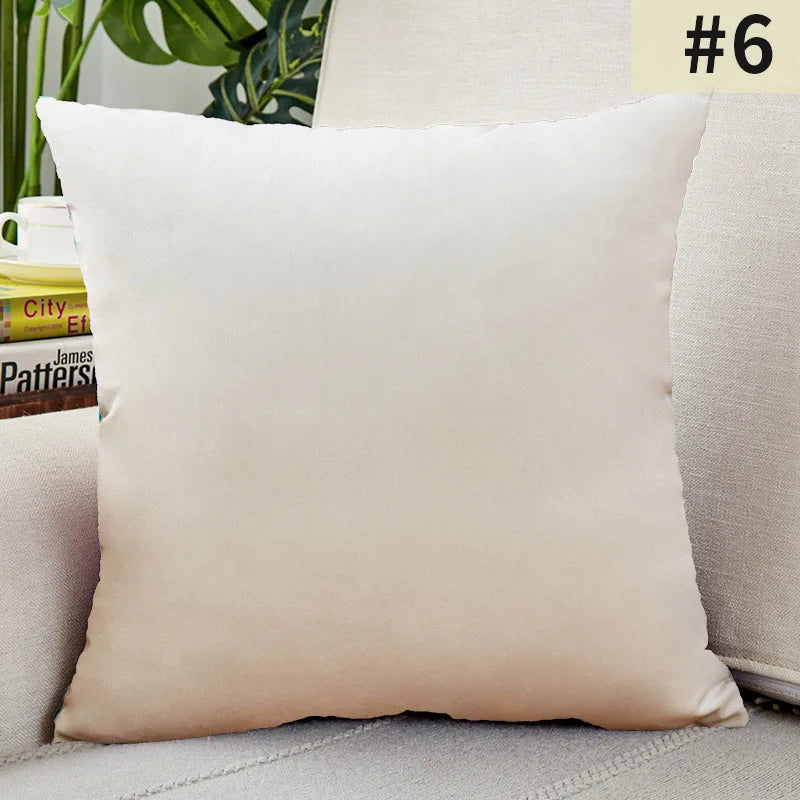 Velvet Elegance Cushion Cover - Luxe Solid Velvet