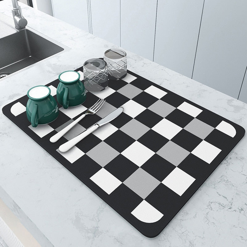 AbsorpTowel Mat - Non-Slip Ultra-Absorbent Kitchen Drying Mat