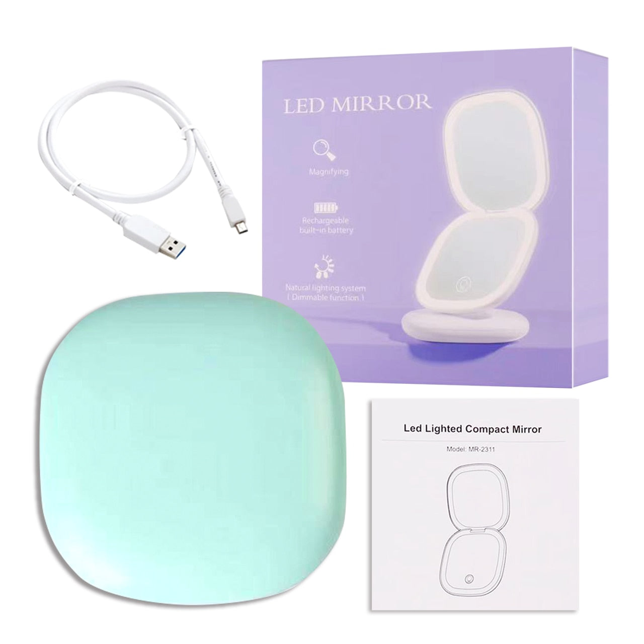 GlowMirror - LED Lighted Beauty Mirror