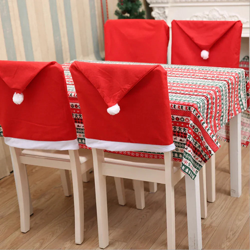 ChristmasCover Chair Covers - Festive Santa Hat Covers