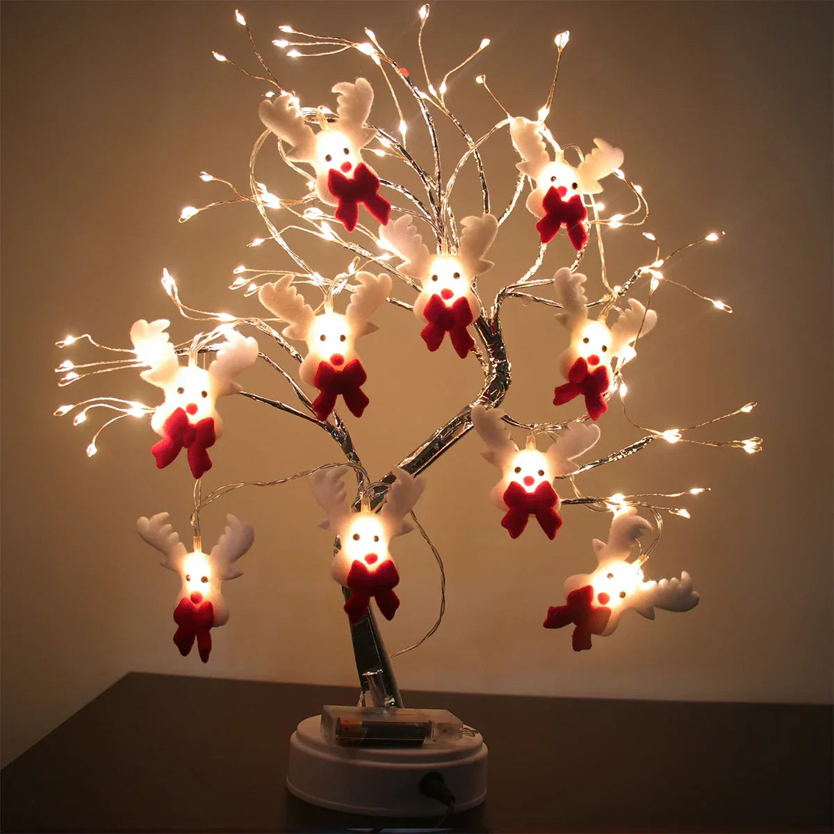 SnowmanTree - Festive LED Snowman String Lights