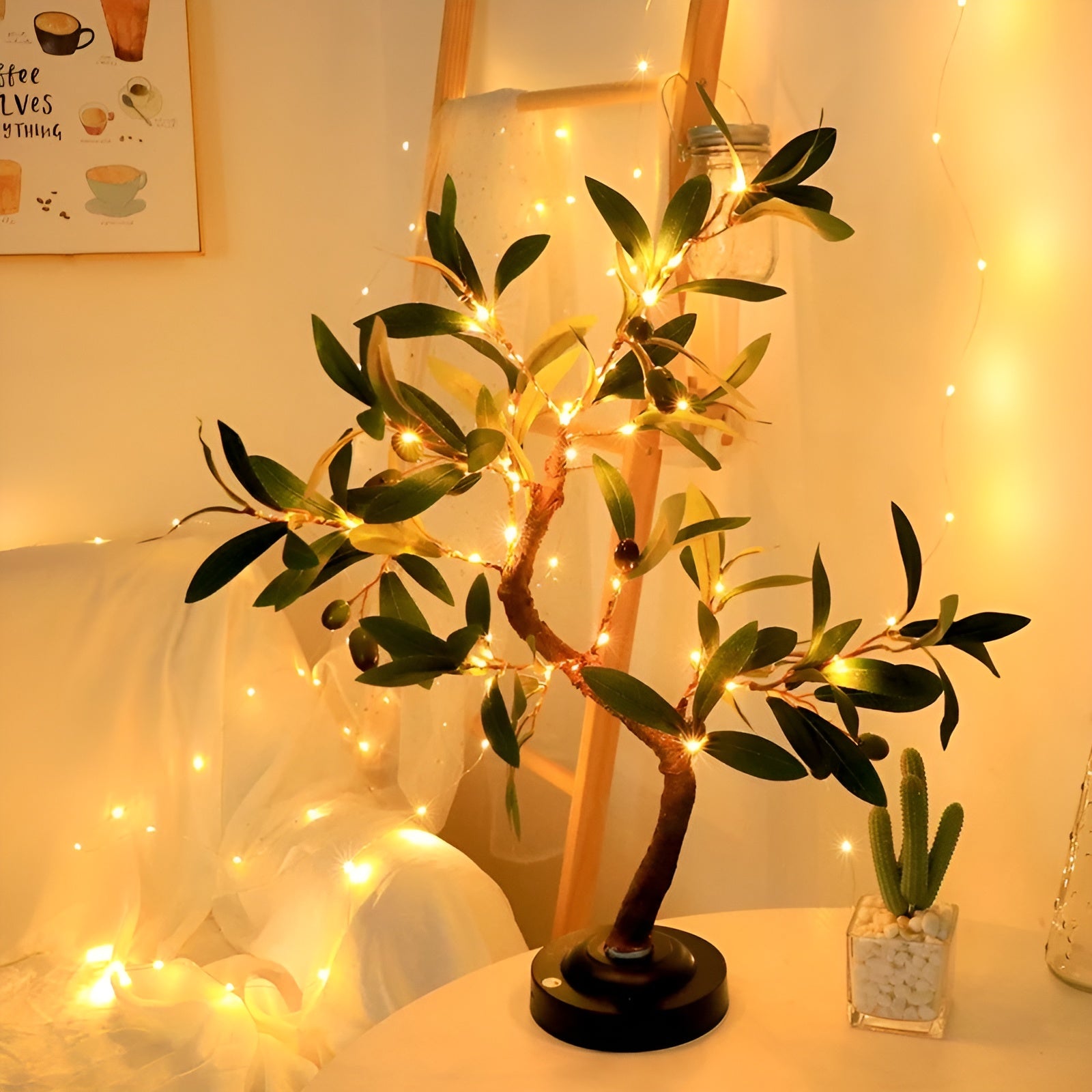 Sparkling Tree Lamp - Warm White LED Accent Light