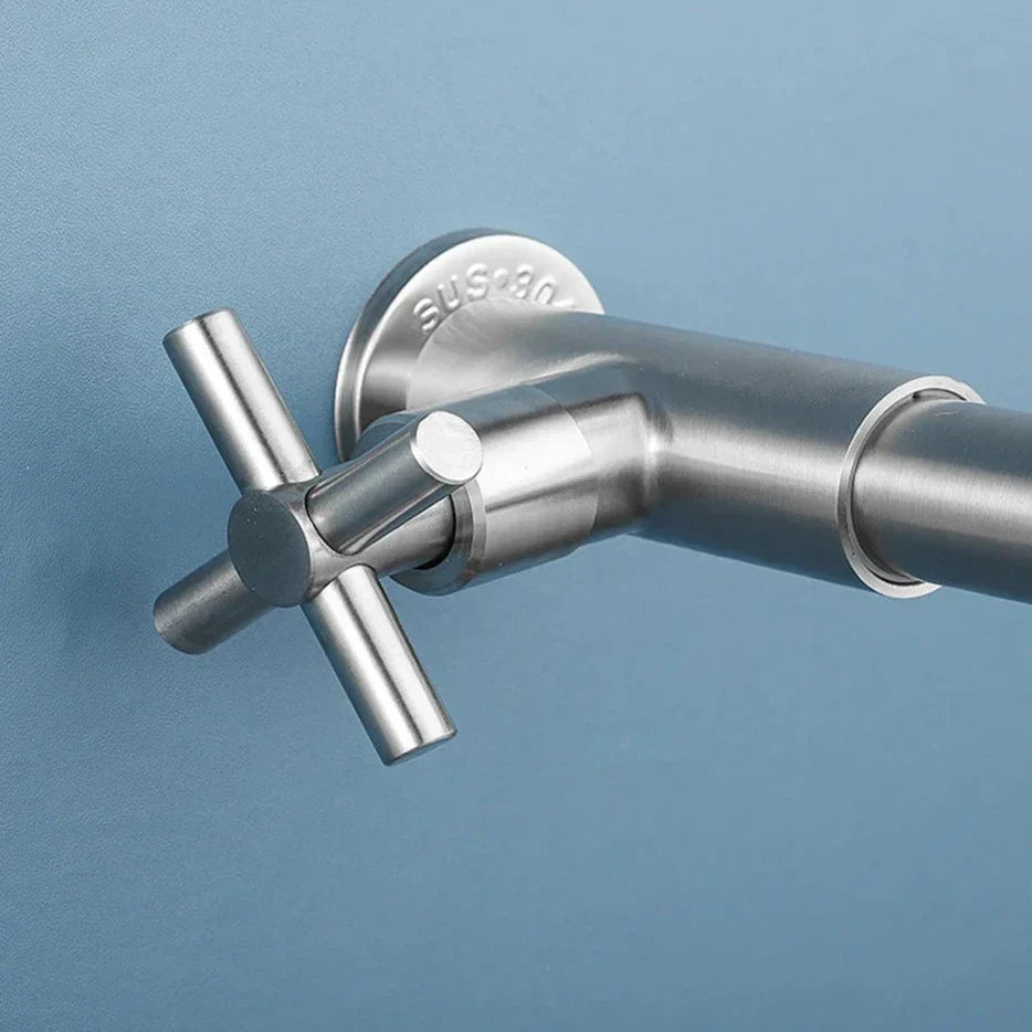 Waterfall Wall Faucet - Modern Stainless Basin Mixer