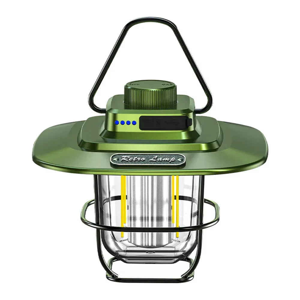 NostalgiaGlow - Retro Rechargeable LED Lantern